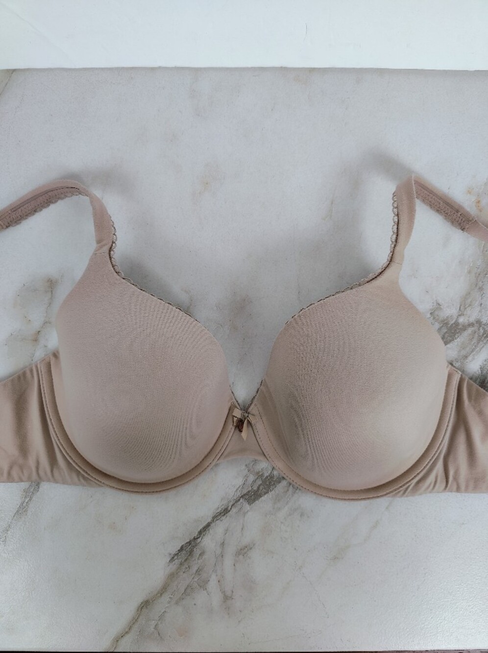 Victoria's Secret Body by Victoria Beige Lined Perfect Coverage Bra, 34D